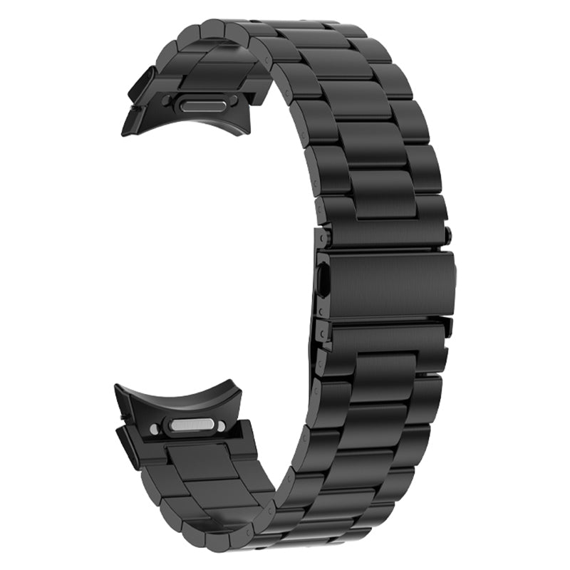 For Samsung Galaxy Watch6 Watch6 Classic Watch 5 Watch 5 Pro Flat Buckle Watch Strap Metal Replacement Watch Band For Samsung Galaxy Watch6 Watch6 Classic Watch 5 Watch 5 Pro Flat Buckle Watch Strap Metal Replacement Watch Band